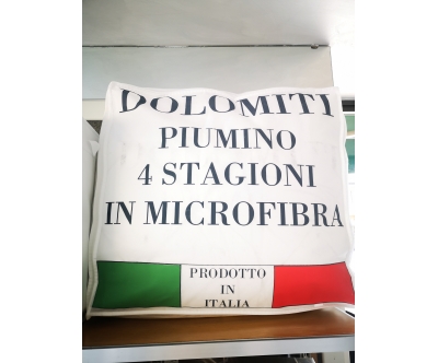 Piumone letto 4 stagioni matrimoniale 